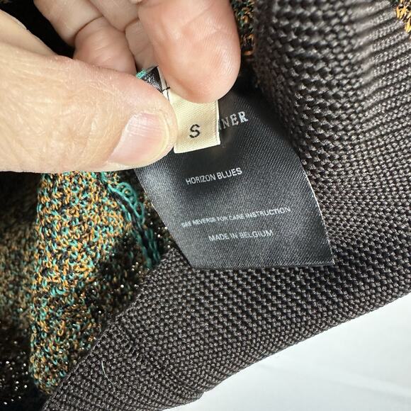 Wales Bonner Horizon Blues Knit Vest Made in Belgium Size S - Picture 5 of 6